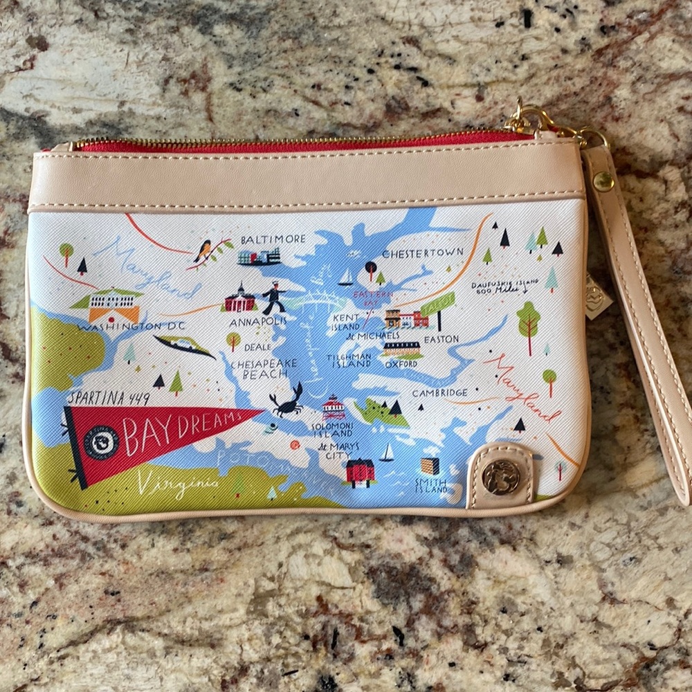 Spartina 449 Bay Dreams Large Wristlet